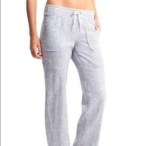Athleta Striped Bali Linen Pant
